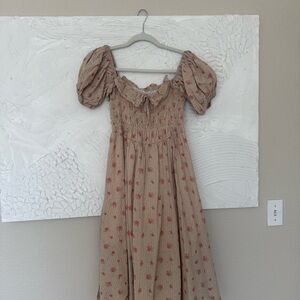 Floral Puff Sleeve Dress
